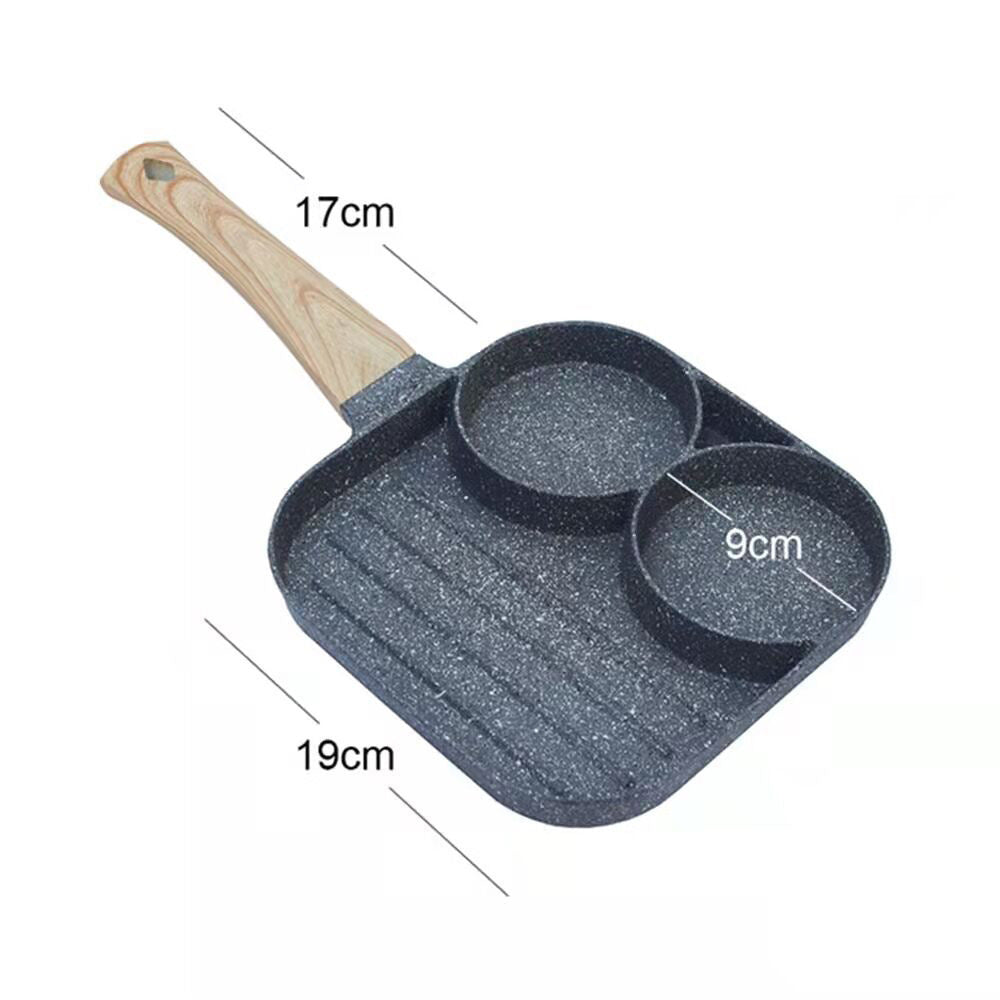 Source non-stick pan frying pan multi-functional breakfast frying pan home frying pan induction cooker gas stove special flat frying pan