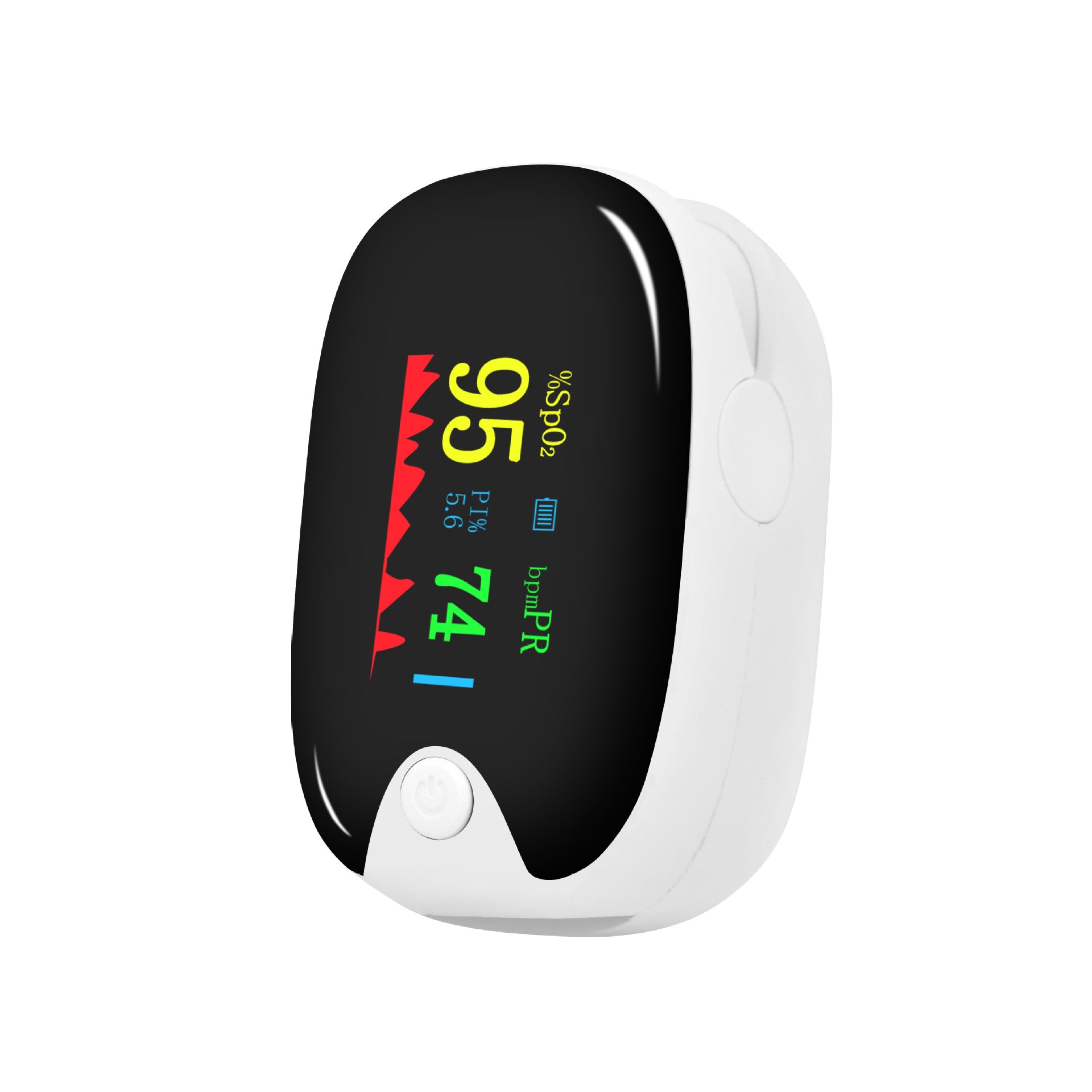 English cross-border foreign trade LK87LK89 Gemstone Oximeter pulse oximeter for home use, blood oxygen saturation monitoring, and heart rate monitoring.