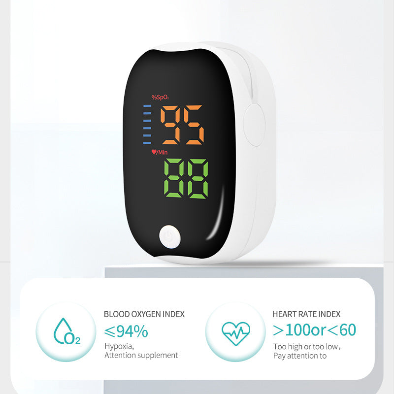 English cross-border foreign trade LK87LK89 Gemstone Oximeter pulse oximeter for home use, blood oxygen saturation monitoring, and heart rate monitoring.