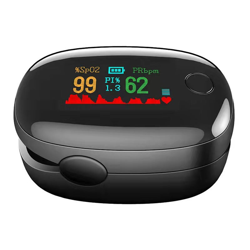 English cross-border foreign trade LK87LK89 Gemstone Oximeter pulse oximeter for home use, blood oxygen saturation monitoring, and heart rate monitoring.